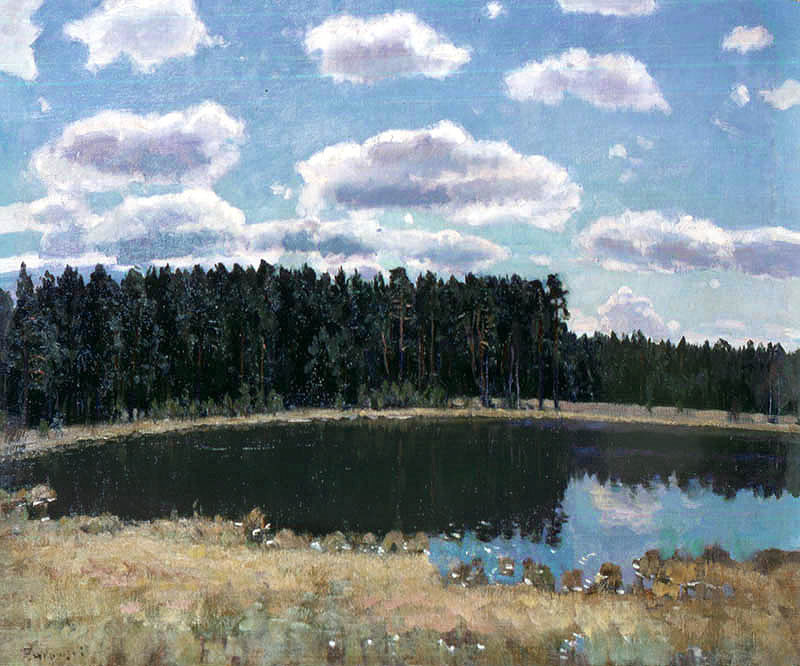 landscape with a lake